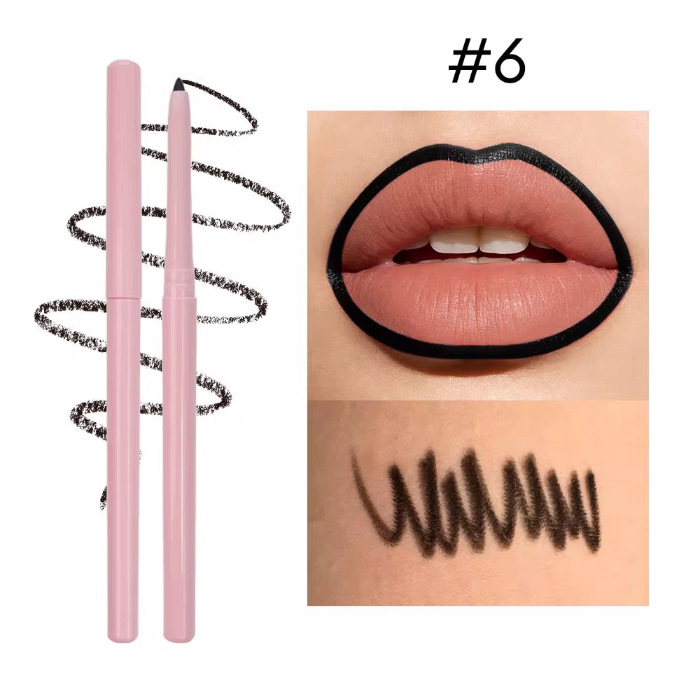 Lunnaré Velvet Lip Liner shade #6 Onyx